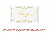 Etichette adesive auguri (mm 40x23) (cod. 2O)
